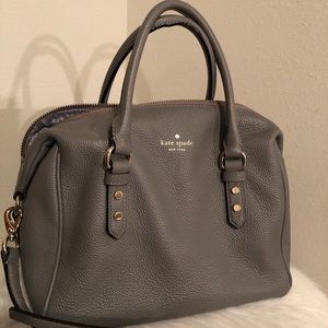 Gray Kate Spade Bag